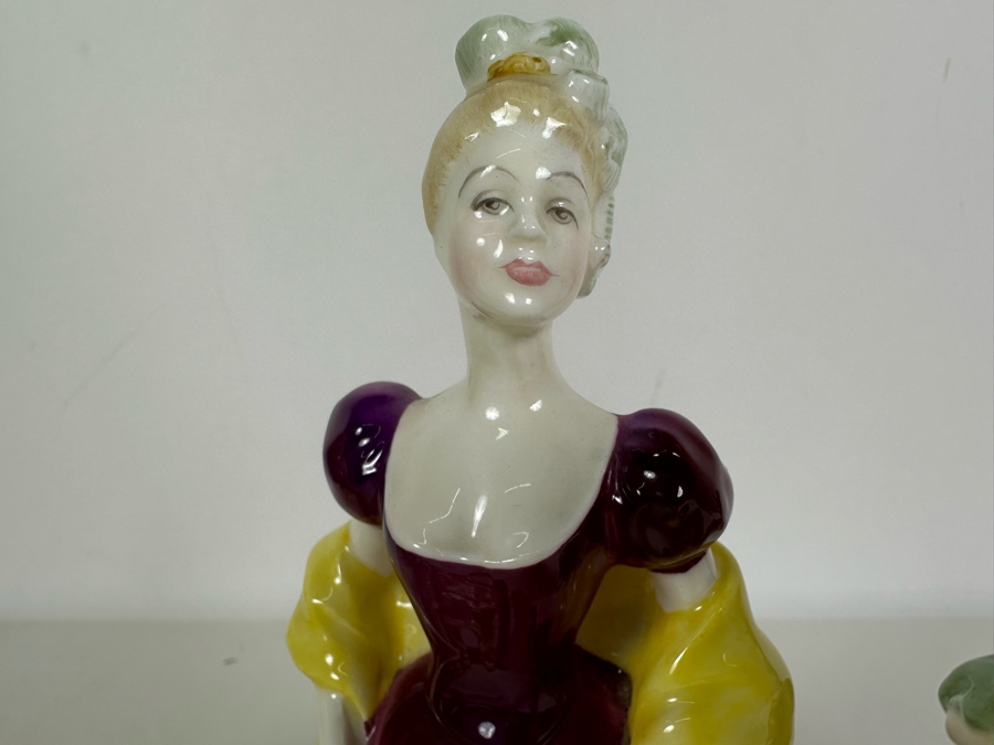 Three Royal Doulton Figurines: Ascot HN2356, Loretta HN2337 & Pretty Ladies Emily HN4841 [Photo 4]