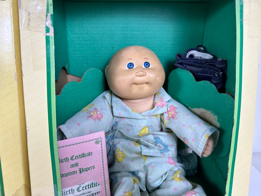 (3) Vintage 1985 Cabbage Patch Kids Dolls With Boxes [Photo 9]