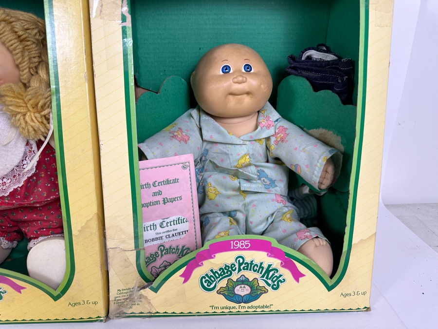 (3) Vintage 1985 Cabbage Patch Kids Dolls With Boxes [Photo 7]