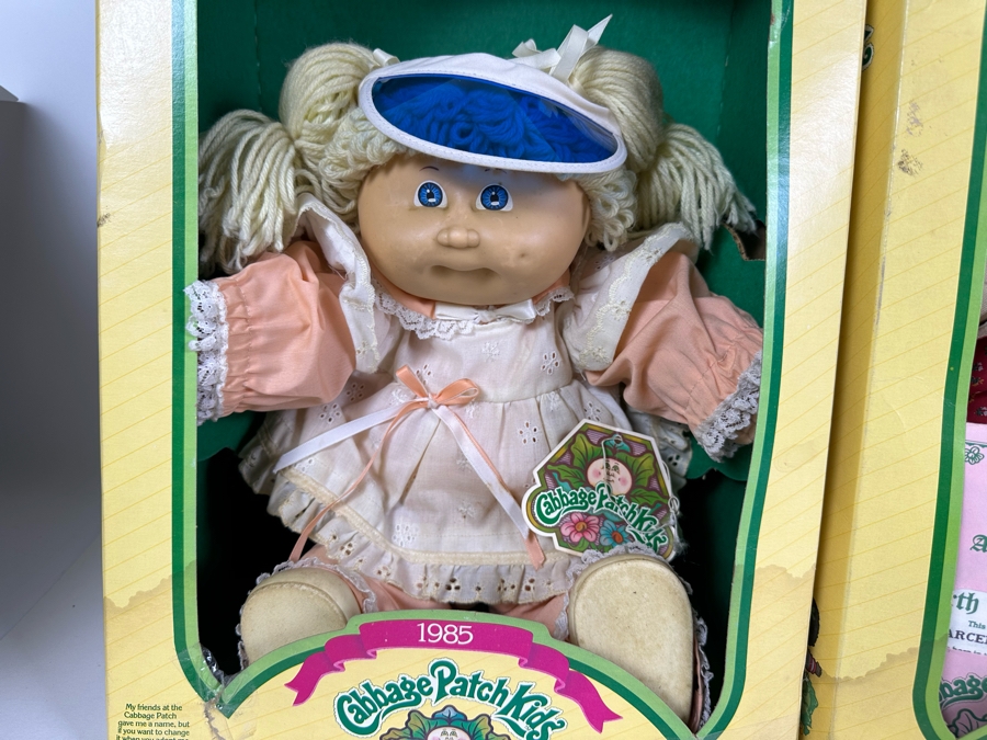 (3) Vintage 1985 Cabbage Patch Kids Dolls With Boxes [Photo 5]