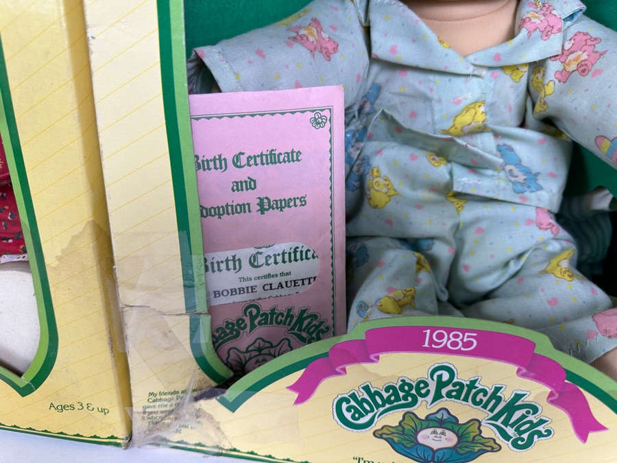 (3) Vintage 1985 Cabbage Patch Kids Dolls With Boxes [Photo 8]