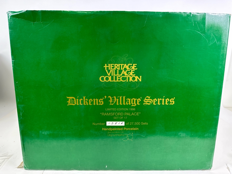 The Heritage Village Collection Dickens' Village Series Limited Edition 1996 'Ramsford Palace' Department 56 [Photo 10]