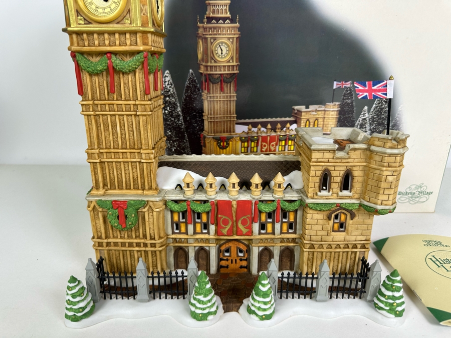 The Heritage Village Collection Historical Landmark Series Dickens' Village Big Ben Department 56 With Box [Photo 3]