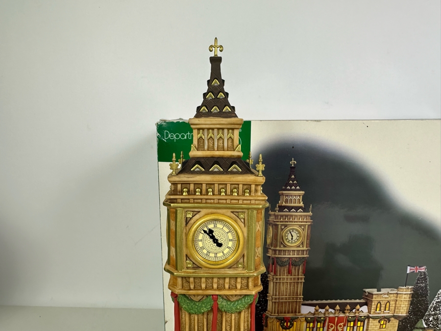 The Heritage Village Collection Historical Landmark Series Dickens' Village Big Ben Department 56 With Box [Photo 4]