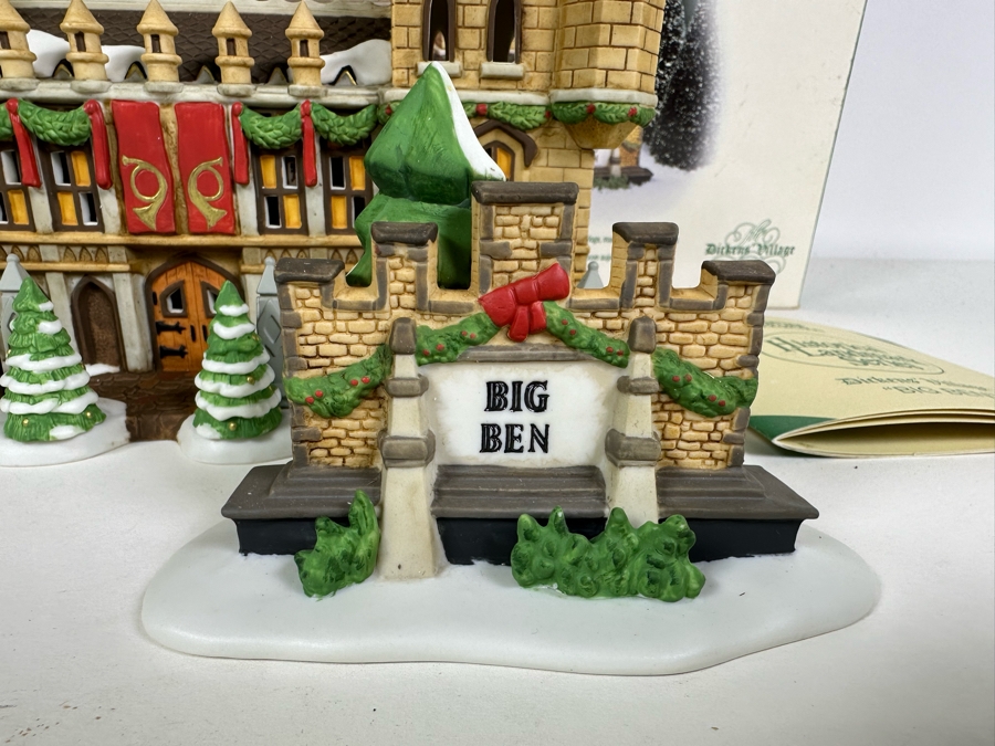 The Heritage Village Collection Historical Landmark Series Dickens' Village Big Ben Department 56 With Box [Photo 2]