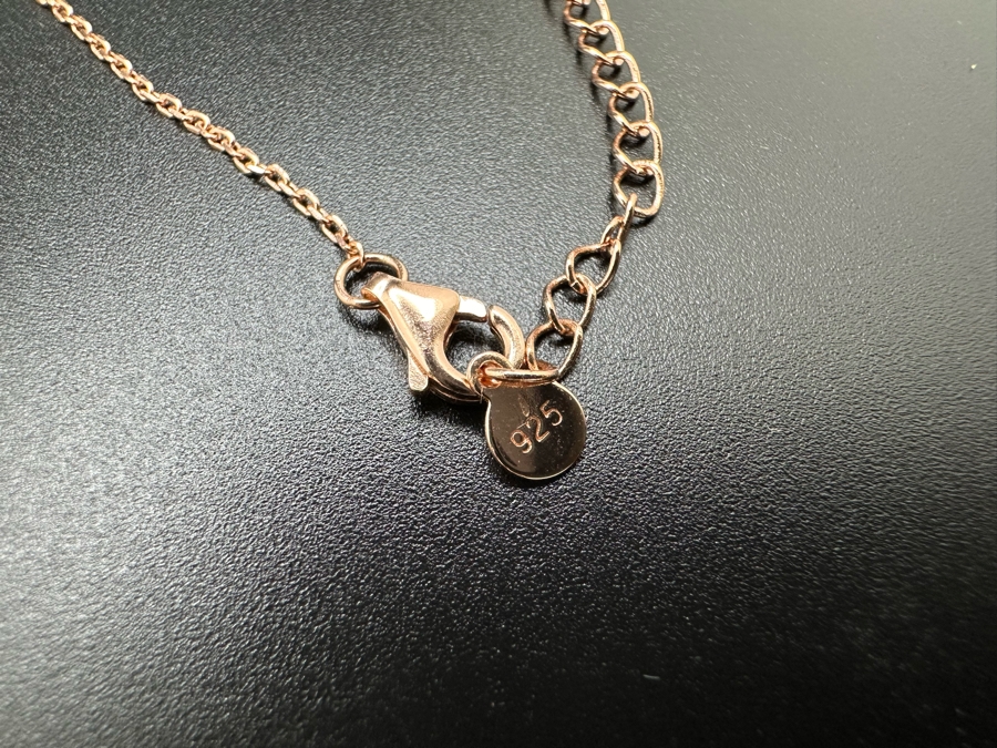 Sterling Silver Pendant With 17' Sterling Silver Necklace 3g [Photo 5]