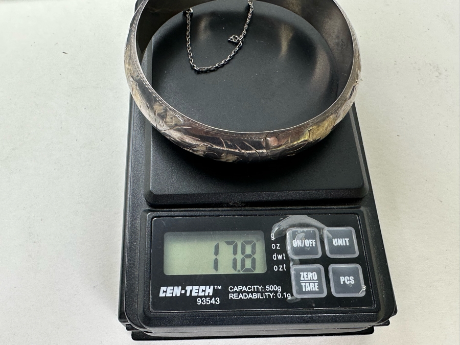 Sterling Silver Bracelet 17.8g [Photo 5]