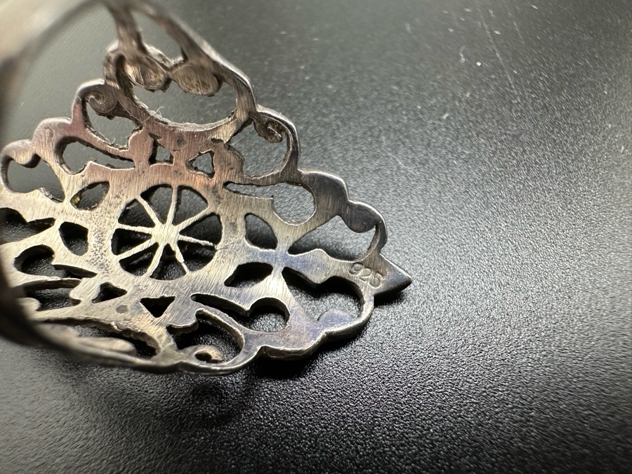 Vintage Sterling Silver Turquoise Ring Size 6 And Vintage Sterling Silver Ring Size 7 17.8g [Photo 8]