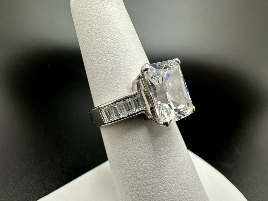 (4) Sterling Silver Rings 3: Size 6.5, 1: Size 9.5 16.3g [Photo 11]