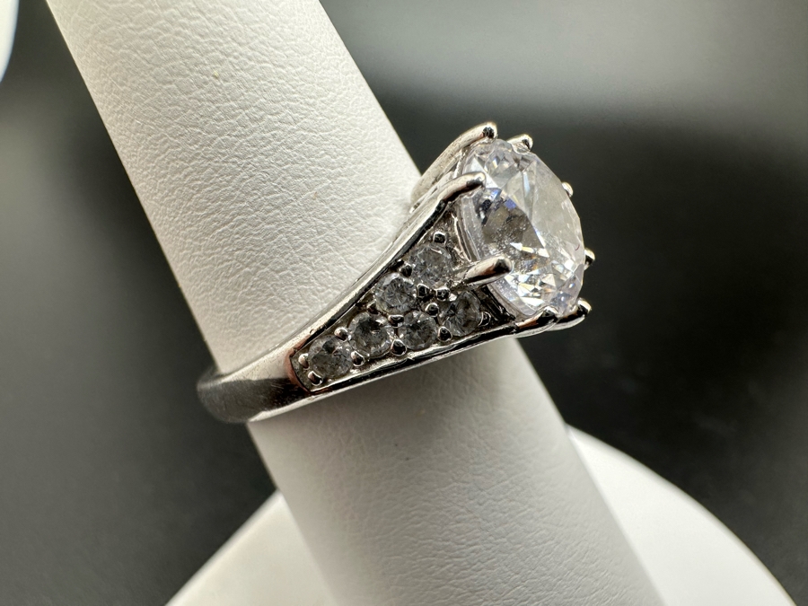 (4) Sterling Silver Rings 3: Size 6.5, 1: Size 9.5 16.3g [Photo 6]