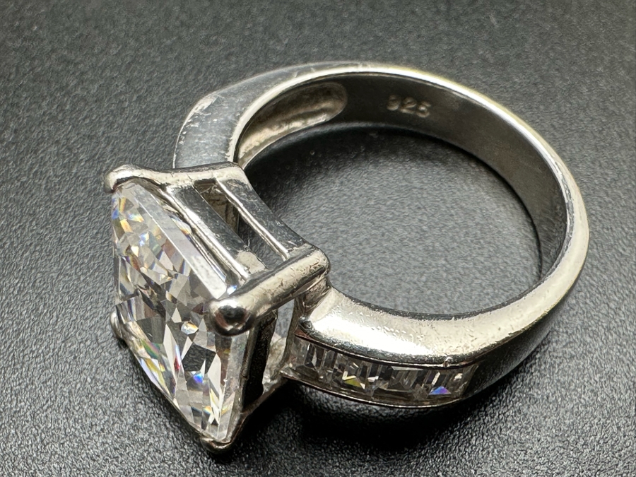 (4) Sterling Silver Rings 3: Size 6.5, 1: Size 9.5 16.3g [Photo 14]