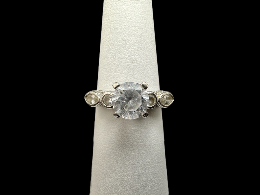 (4) Sterling Silver Rings 3: Size 6.5, 1: Size 9.5 16.3g [Photo 4]