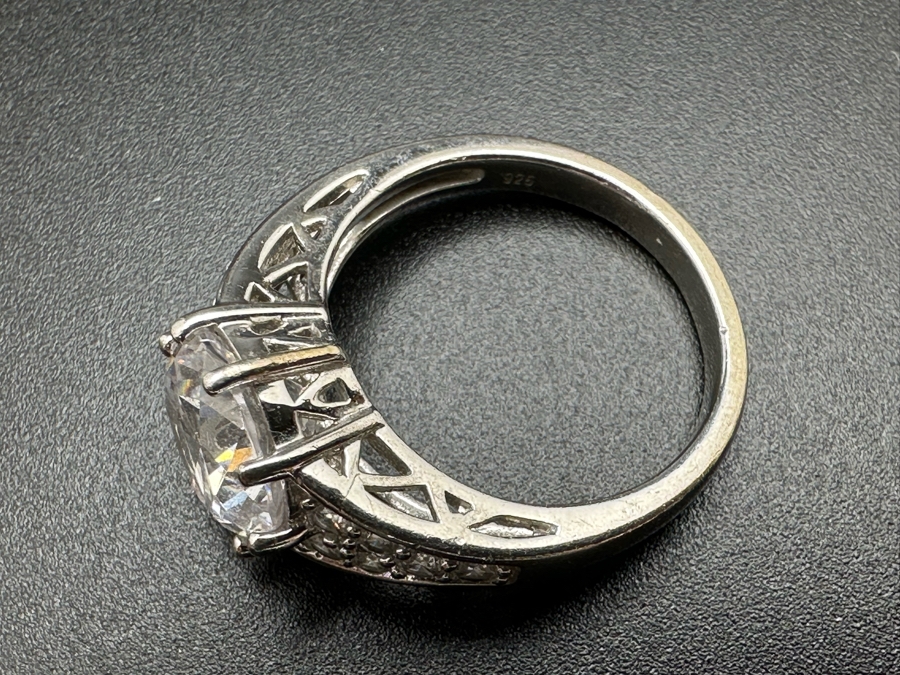 (4) Sterling Silver Rings 3: Size 6.5, 1: Size 9.5 16.3g [Photo 9]