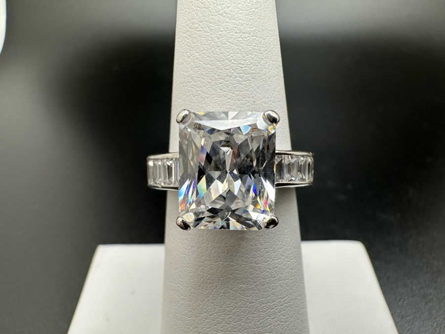 (4) Sterling Silver Rings 3: Size 6.5, 1: Size 9.5 16.3g [Photo 10]