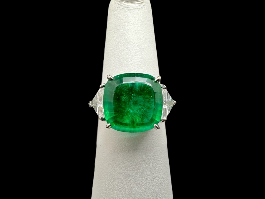 Pair Of Sterling Silver Rings Size 7 10.8g [Photo 3]