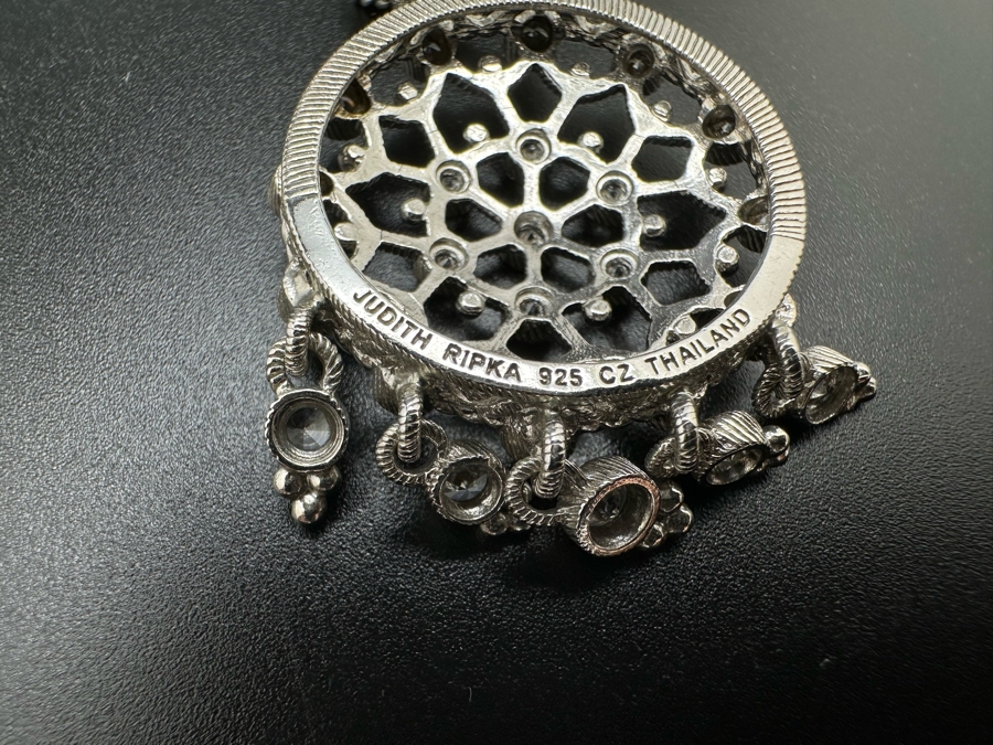 Judith Ripka Sterling Silver Earrings 16.6g [Photo 5]