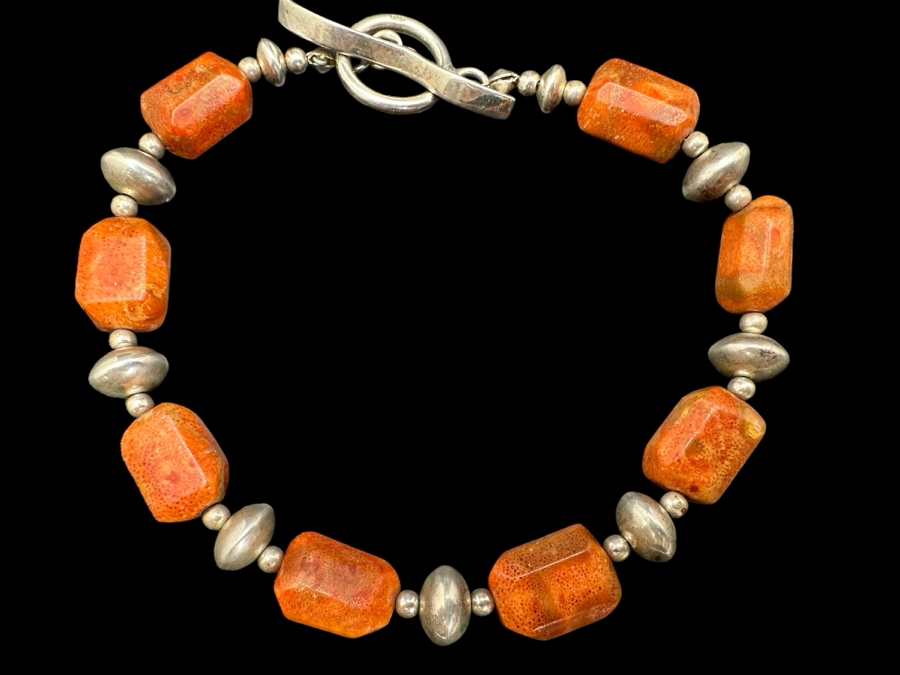 Vintage Sterling Silver 9' Bracelet [Photo 1]