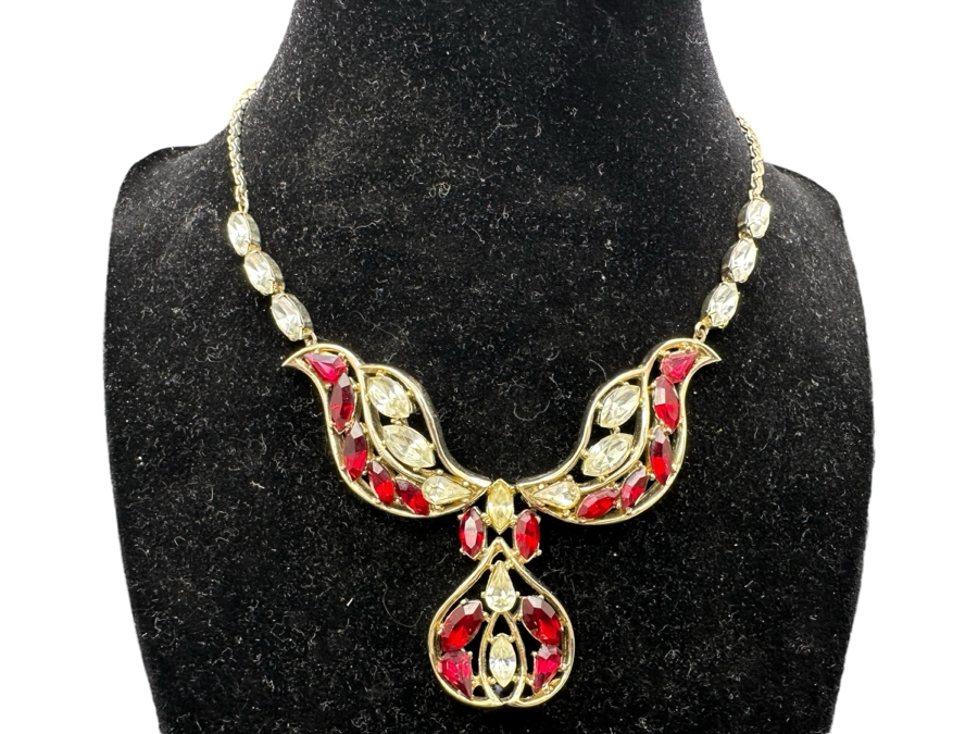 Vintage Rhinestone 14' Necklace [Photo 1]