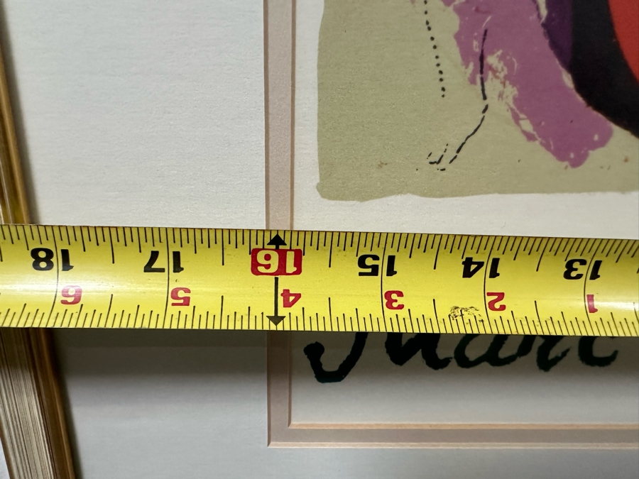 Marc Chagall Charlottenborg Exhibition Poster 1960 16 X 23 Framed 23 X 30 [Photo 8]