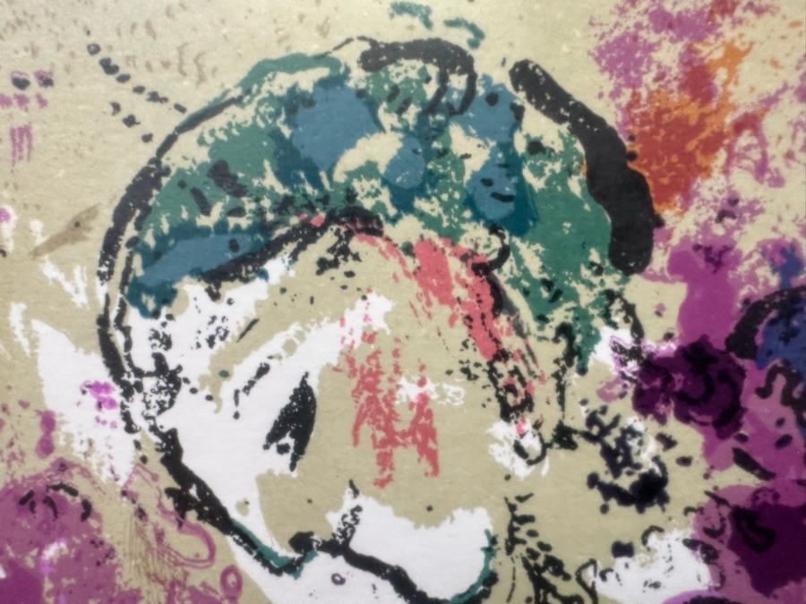 Marc Chagall Charlottenborg Exhibition Poster 1960 16 X 23 Framed 23 X 30 [Photo 7]