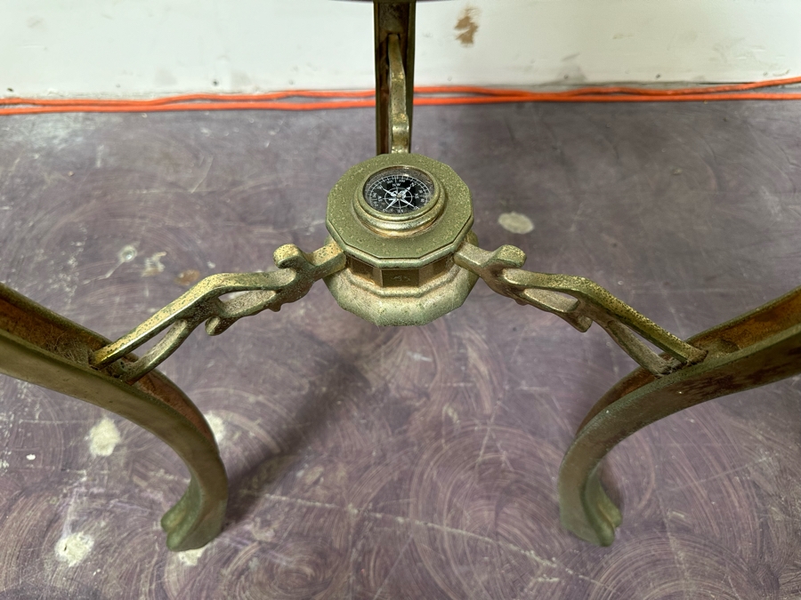 Inlaid Semi-Precious Stone Freestanding Globe 18W X 36H [Photo 9]