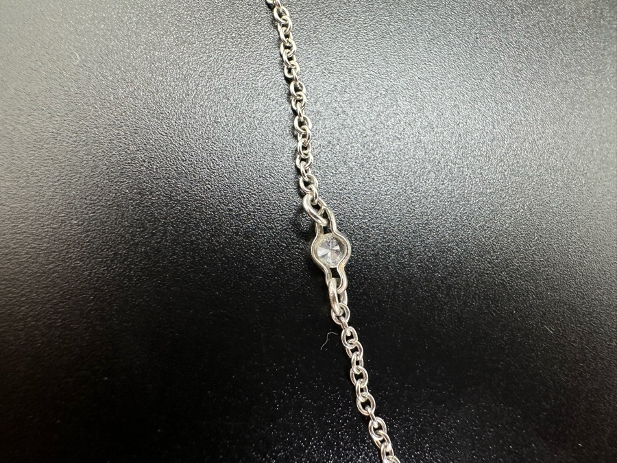 Sterling Silver 23' Necklace And Pair Of Sterling Silver Bracelets 9.4g [Photo 5]