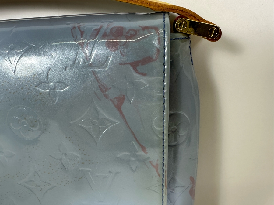 Louis Vuitton Monogram Vernis Thompson Street Shoulder Bag Blue 10.5W X 8H - See Photos For Cosmetic Issues [Photo 2]