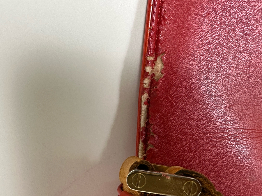 Louis Vuitton Monogram Vernis Thompson Street Shoulder Bag Red 10.5W X 8.5H - See Photos For Cosmetic Issues [Photo 8]