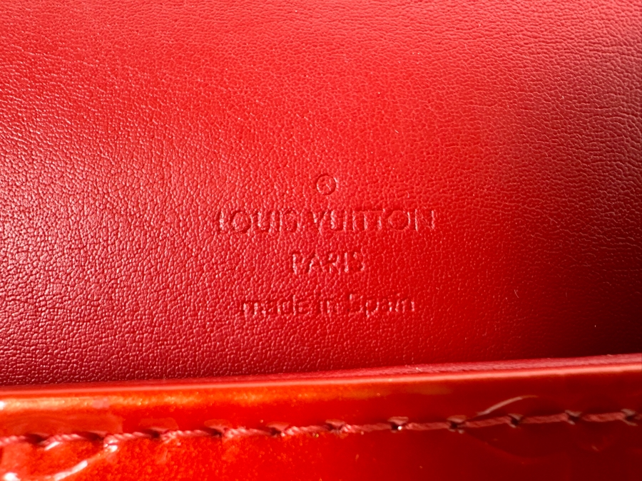 Louis Vuitton Monogram Vernis Thompson Street Shoulder Bag Red 10.5W X 8.5H - See Photos For Cosmetic Issues [Photo 11]