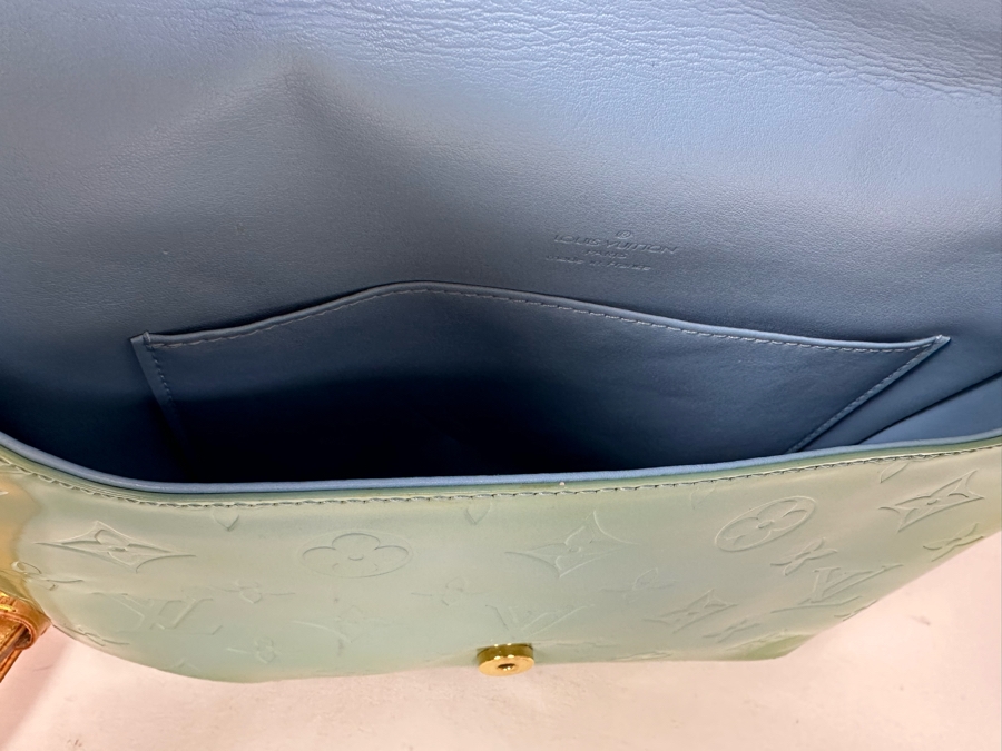 Louis Vuitton Monogram Vernis Thompson Street Shoulder Bag Green 10.5W X 8.5H - See Photos For Cosmetic Issues [Photo 10]