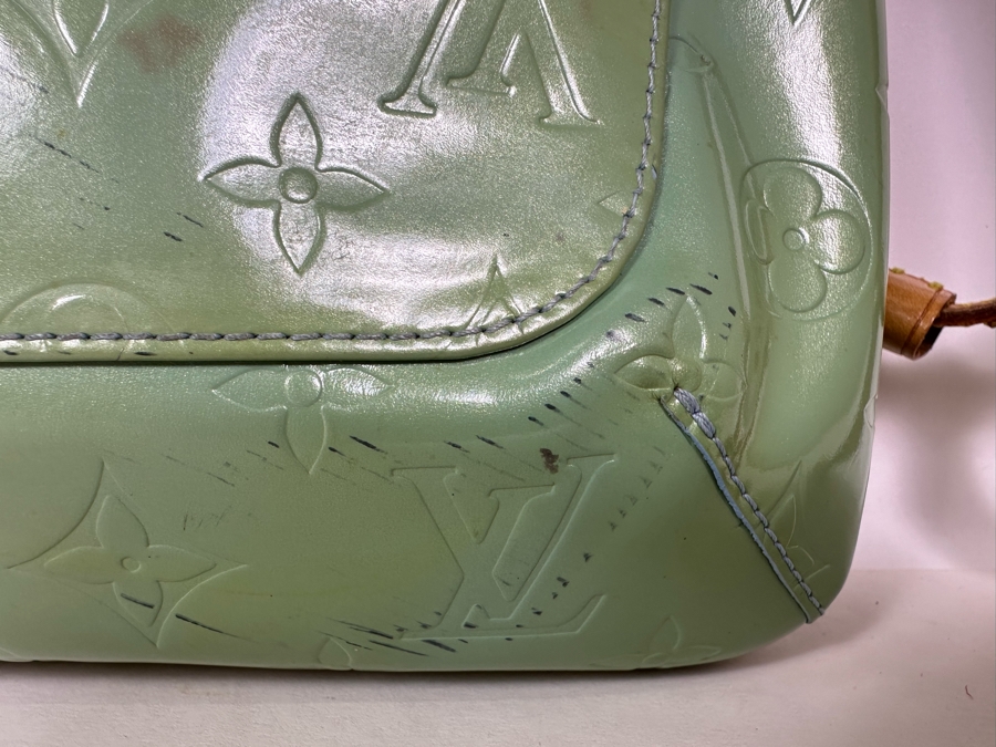 Louis Vuitton Monogram Vernis Thompson Street Shoulder Bag Green 10.5W X 8.5H - See Photos For Cosmetic Issues [Photo 7]