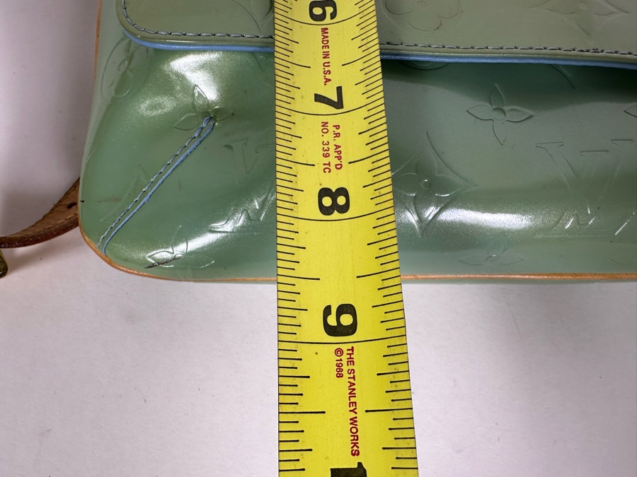 Louis Vuitton Monogram Vernis Thompson Street Shoulder Bag Green 10.5W X 8.5H - See Photos For Cosmetic Issues [Photo 12]