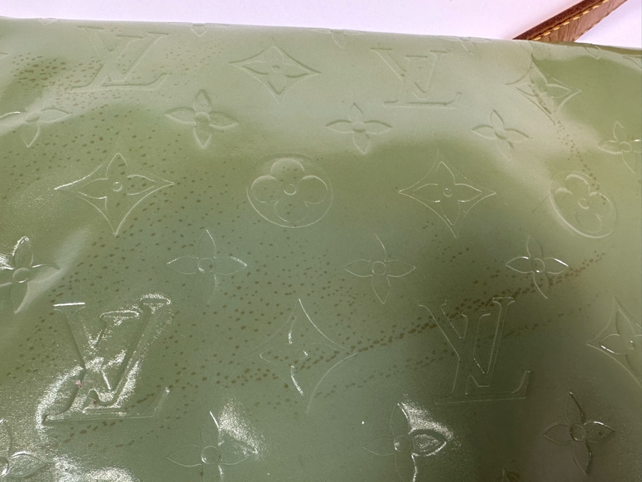 Louis Vuitton Monogram Vernis Thompson Street Shoulder Bag Green 10.5W X 8.5H - See Photos For Cosmetic Issues [Photo 3]