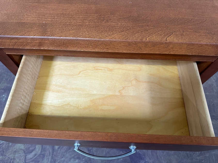 JUST ADDED - Wooden Nightstand With Drawer 24W X 20D [Photo 3]