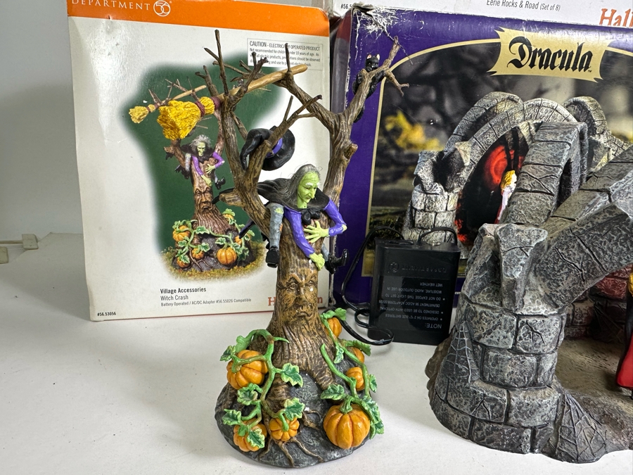 Department 56 Halloween Decorations Dracula, Witch Crash & Bat Lights [Photo 4]