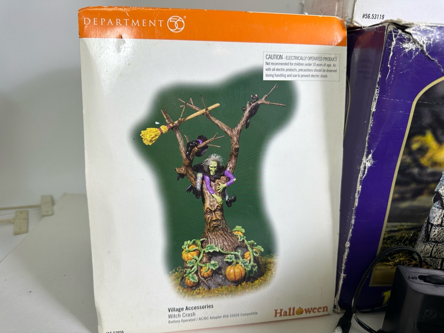 Department 56 Halloween Decorations Dracula, Witch Crash & Bat Lights [Photo 6]