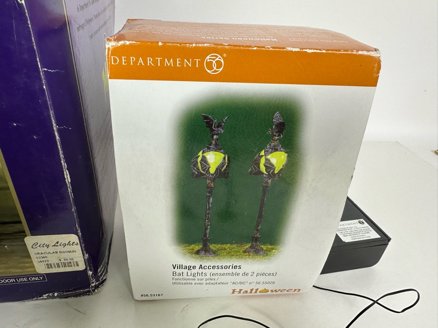 Department 56 Halloween Decorations Dracula, Witch Crash & Bat Lights [Photo 9]