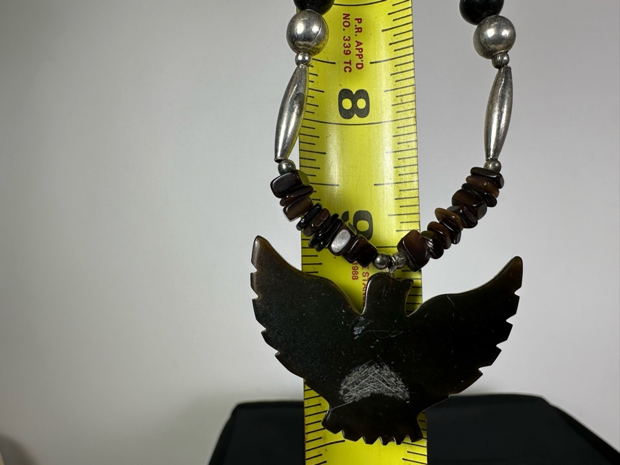 Carved Bird Pendant 18' Necklace [Photo 6]