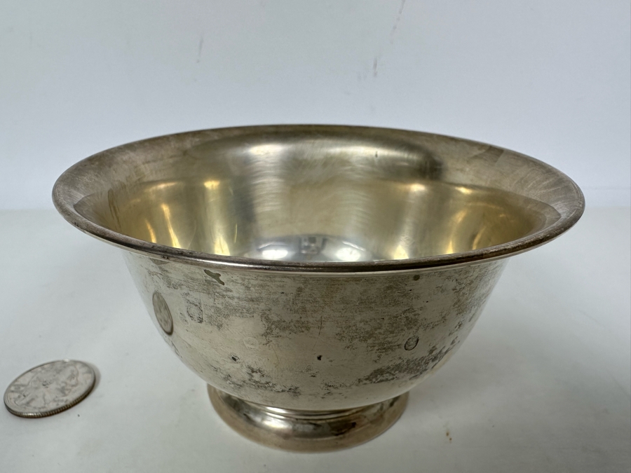 Sterling Silver Footed Bowl By S. Kirk & Son 175 4.5W X 2.5H 102.1g [Photo 3]