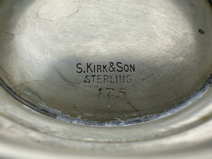 Sterling Silver Footed Bowl By S. Kirk & Son 175 4.5W X 2.5H 102.1g [Photo 8]
