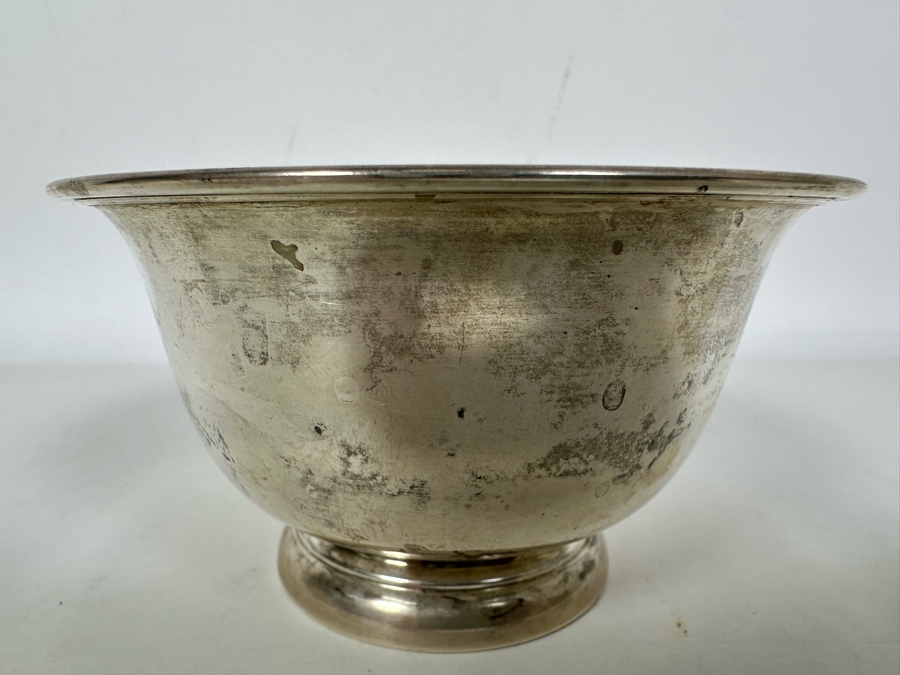 Sterling Silver Footed Bowl By S. Kirk & Son 175 4.5W X 2.5H 102.1g [Photo 5]