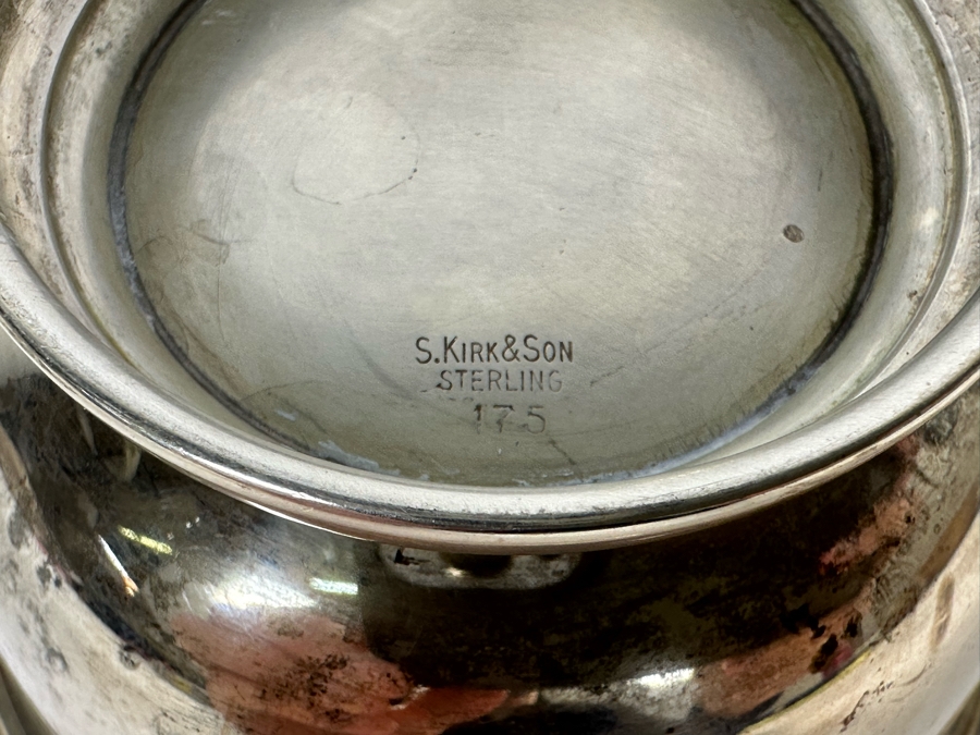 Sterling Silver Footed Bowl By S. Kirk & Son 175 4.5W X 2.5H 102.1g [Photo 9]