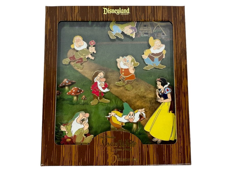 Limited Edition Disney Trading Pins Set Walt Disney's Snow White And The Seven Dwarfs 70th Anniversary Set Limited To 1,000