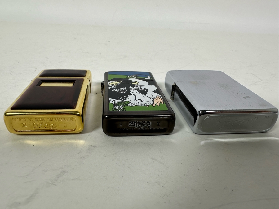 Six Zippo Lighters [Photo 7]
