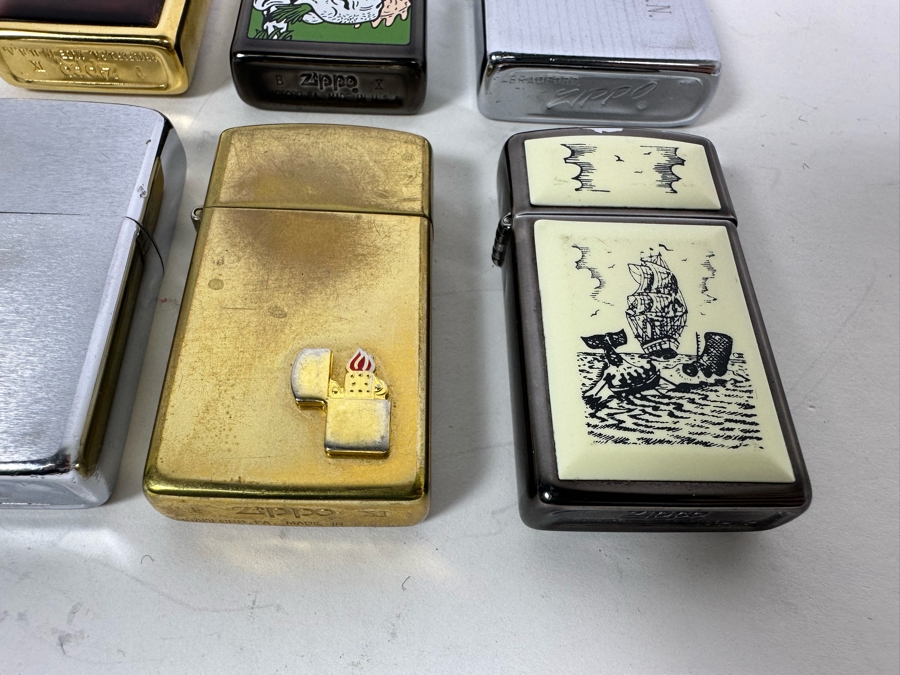 Six Zippo Lighters [Photo 4]