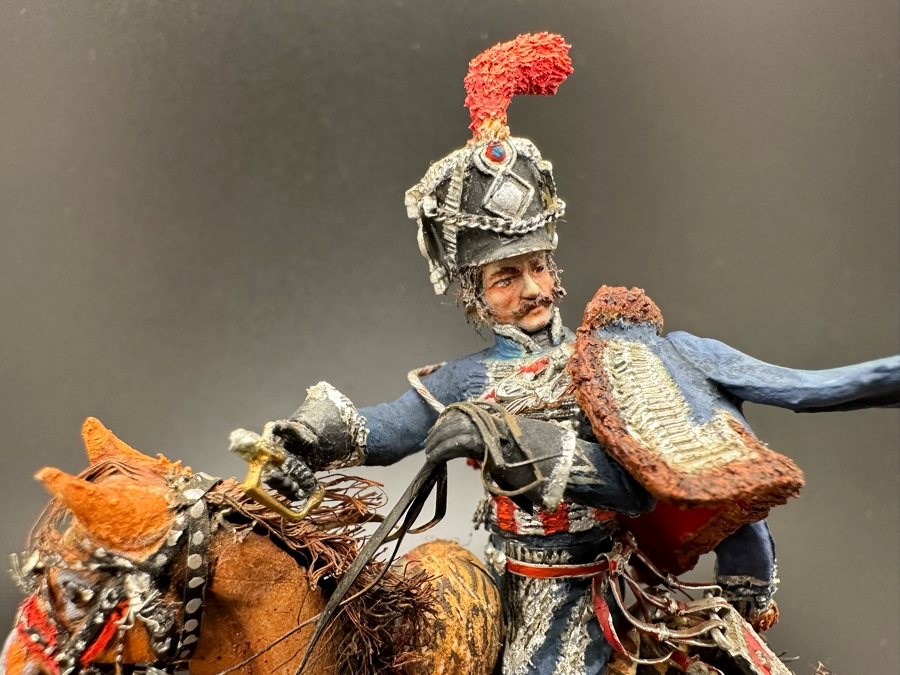Hand Painted Historex Plastic Miniature Military Figurine Col. I. Hussar Toy Soldier On Horse By Dr. David D. Michaels 4W X 3D X 4H [Photo 6]
