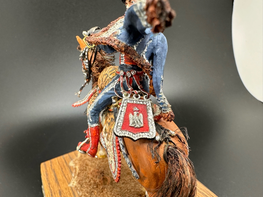Hand Painted Historex Plastic Miniature Military Figurine Col. I. Hussar Toy Soldier On Horse By Dr. David D. Michaels 4W X 3D X 4H [Photo 9]