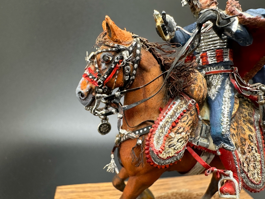 Hand Painted Historex Plastic Miniature Military Figurine Col. I. Hussar Toy Soldier On Horse By Dr. David D. Michaels 4W X 3D X 4H [Photo 3]