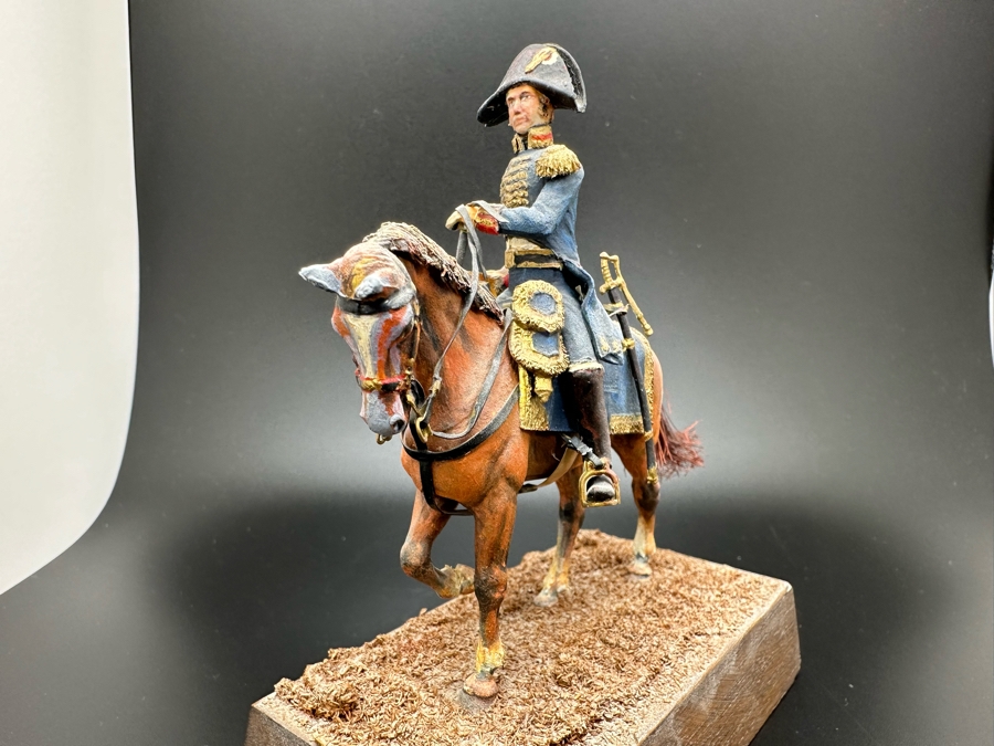 Hand Painted Historex Plastic Miniature Military Figurine Toy Soldier On Horse By Dr. David D. Michaels 4W X 3D X 4H [Photo 8]