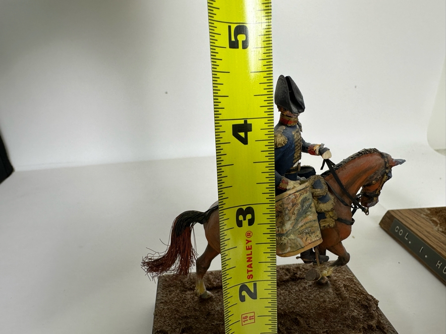 Hand Painted Historex Plastic Miniature Military Figurine Toy Soldier On Horse By Dr. David D. Michaels 4W X 3D X 4H [Photo 16]